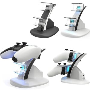 עמדת טעינה כפולה מהירה Fast Dual Charging Station לבקרי Sony Playstation 5