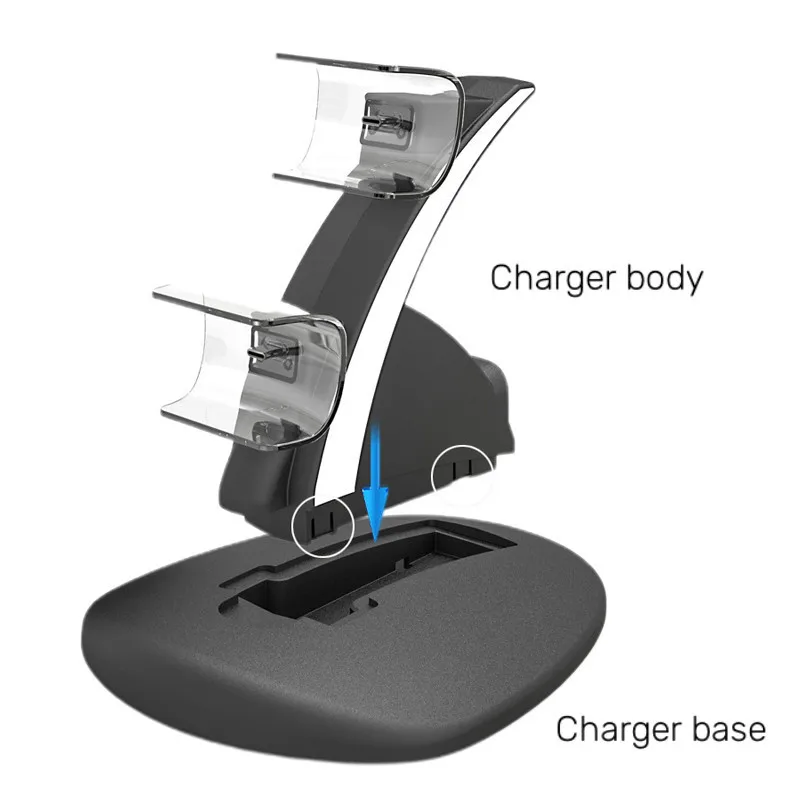 FOR PS5 controller charger TYPE-C charging stand base doking station cradle for playstation ps5 accessopries